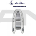 ADMIRAL - Надуваема моторна лодка с твърдо дъно и надуваем кил AM-320 Sport - светло сива