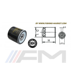 OEM Oil Filter - Универсален маслен филтър за извънбордов двигател Honda, Mercury, Selva, Yamaha