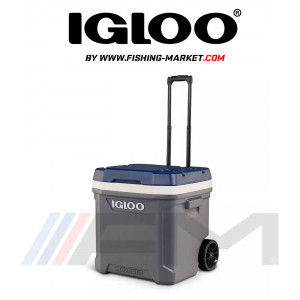 IGLOO Хладилна кутия MaxCold Latitude 62 Qt Roller Cooler 