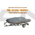 KOLIBRI - Покривало за лодка XL - от 370 cm до 400 cm - тъмно сиво