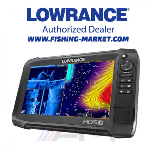 LOWRANCE HDS-9 Carbon Touchscreen Combo (BG Menu) - Сонар с GPS (цветен) - с TotalScan сонда