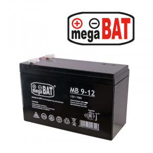 Акумулаторна тягова батерия MEGABAT AGM - MB 9Ah 12V 