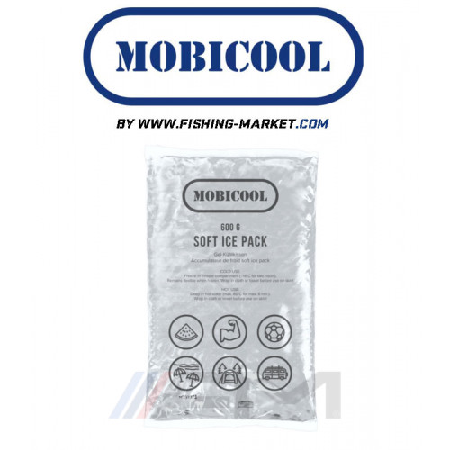 MOBICOOL Охлаждащ гел пълнител Soft Ice Pack 600 g - прозрачен