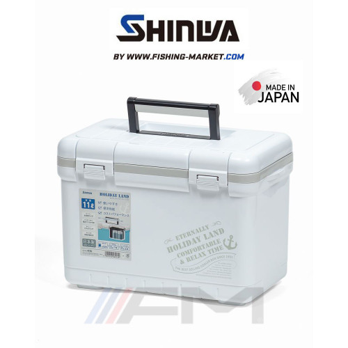 SHINWA Хладилна кутия Holiday Land Cooler - 11 Lt - бяла