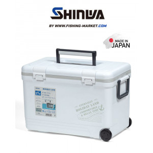 SHINWA Хладилна кутия Holiday Land Cooler - 27 Lt - бяла