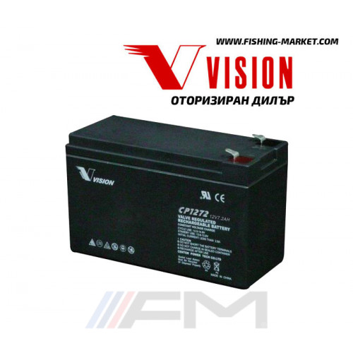 VISION Акумулаторна батерия 7.2Ah 12V - тягова